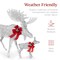 Best Choice Products 2-Piece Moose Family Lighted Christmas Yard Décor Set w/ 170 LED Lights, Stakes, Zip Ties